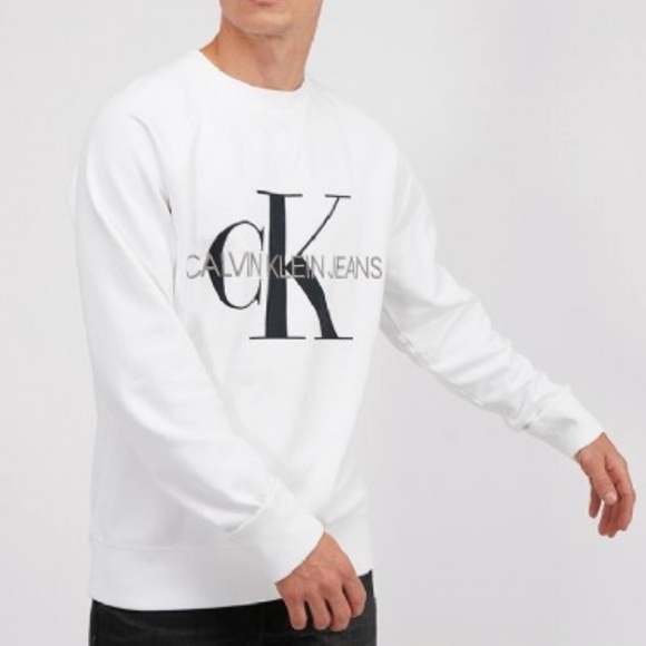 calvin klein jeans monogram sweatshirt
